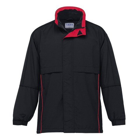 Image of Adults Contrast Basecamp Anorak, Colour: Black/Red