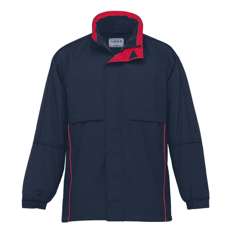Image of Adults Contrast Basecamp Anorak, Colour: Navy/Red