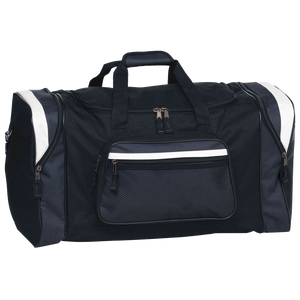 Contrast Gear Sports Bag, Colour: Black/Charcoal/White