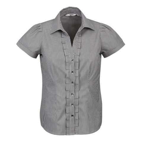 Image of Womens Edge Shirt, Style: Short Sleeve, Colour: Black