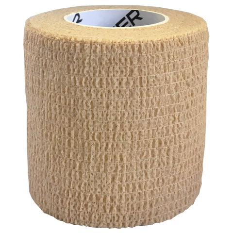 Image of Elastic Cohesive Bandage (ECB), Size: 50mm x 45m, Colour: Tan
