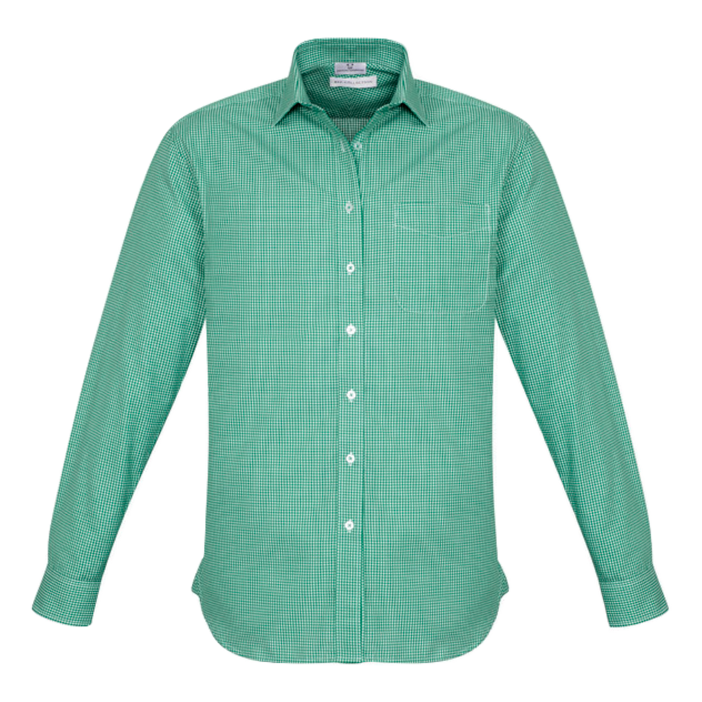 Mens Ellison Shirt, Colour: Dark Green