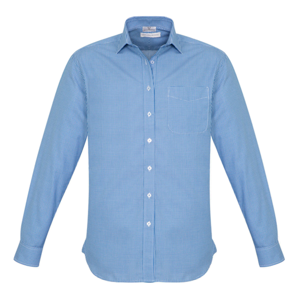 Mens Ellison Shirt, Colour: French Blue