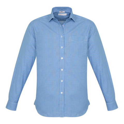 Mens Ellison Shirt, Colour: French Blue