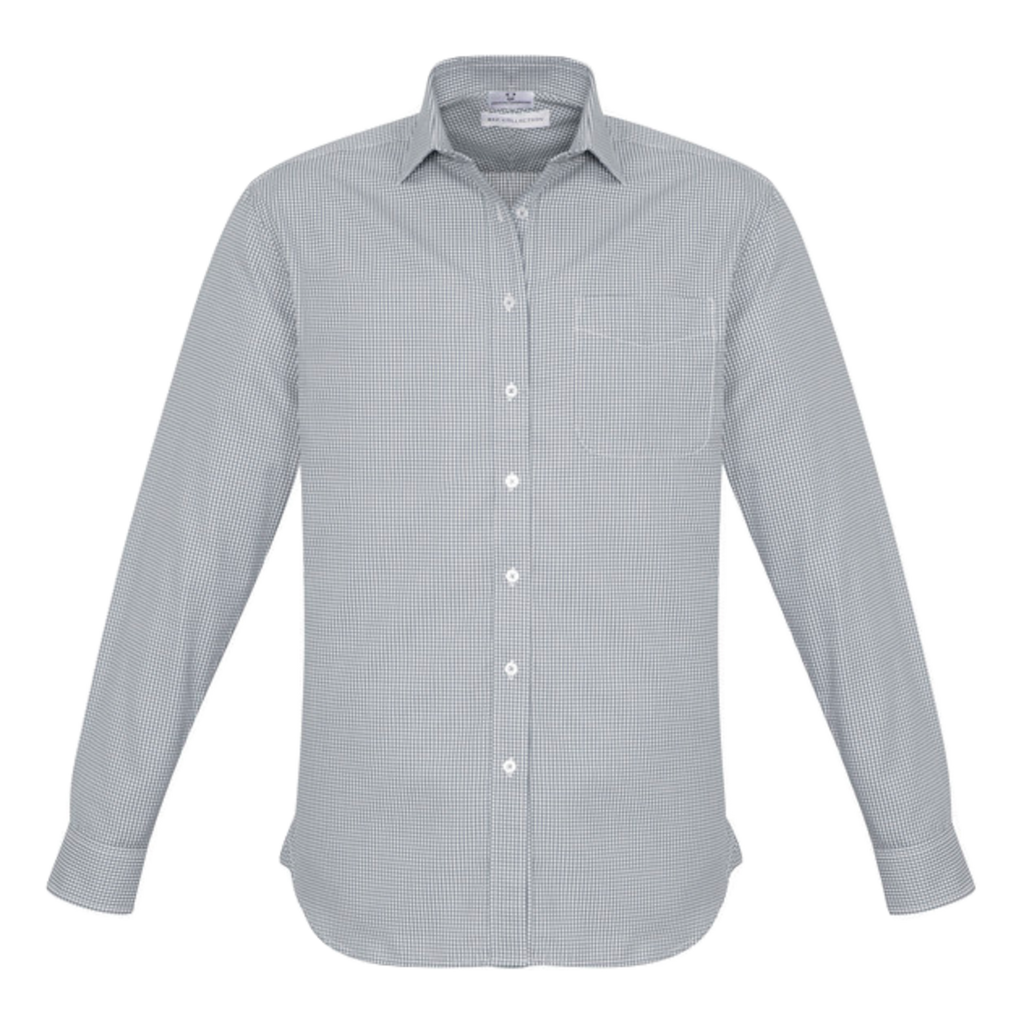 Mens Ellison Shirt, Colour: Silver