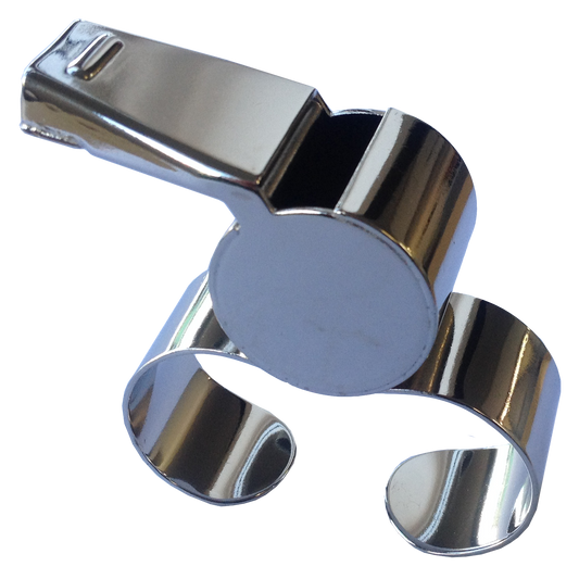 Finger Grip Whistle, Type: Metal (Single)