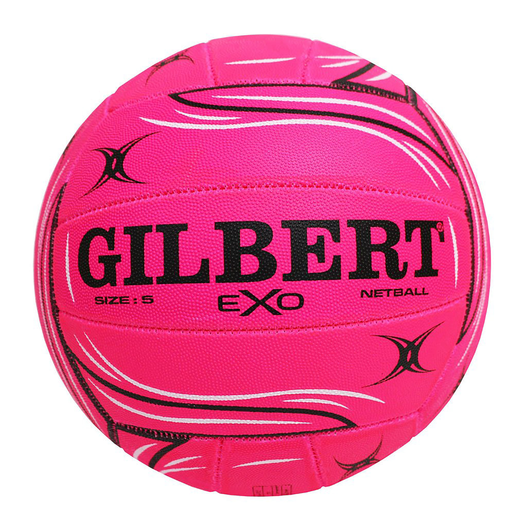 Gilbert Exo Trainer Netball, Size: 5, Colour: Pink