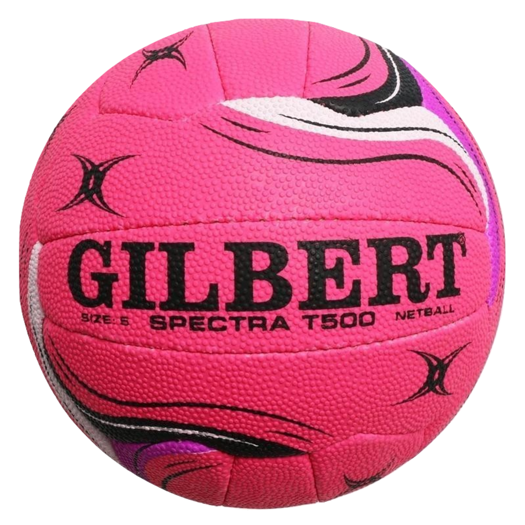 Gilbert Spectra Netball, Size: 5, Colour: Pink