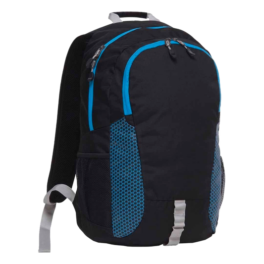 Grommet Backpack, Colour: Black/Cyber Blue