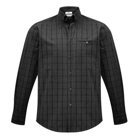 Image of Mens Harper Shirt, Colour: Black/Silver