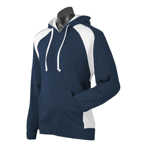 Image of Mens Huxley Hoodie, Colour: Navy/White/Ashe
