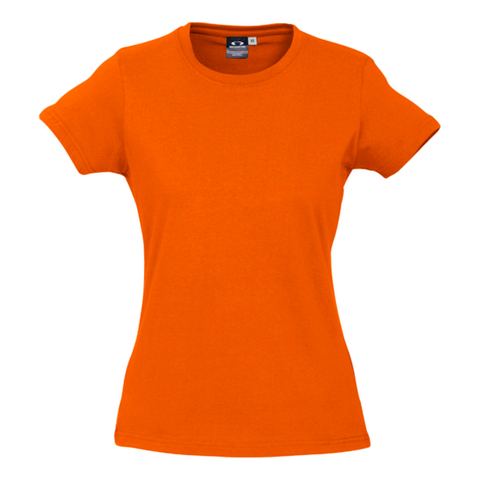 Image of Womens Ice Tee, Colour: Fl Orange
