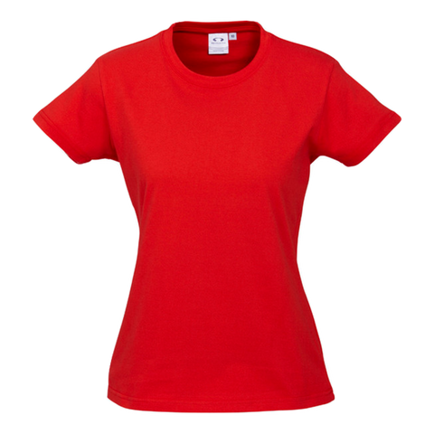 Image of Womens Ice Tee, Colour: Red