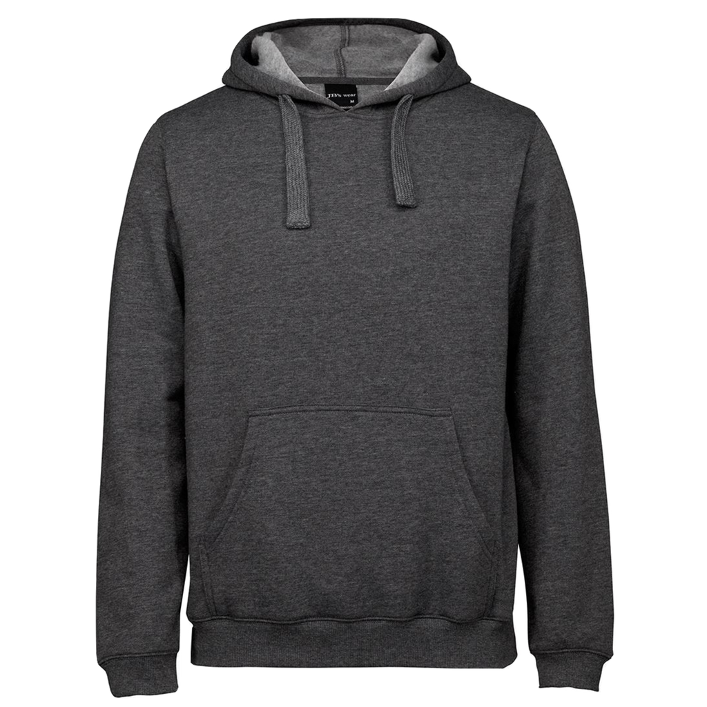JBs Pop Over Hoodie, Colour: Charcoal Marle