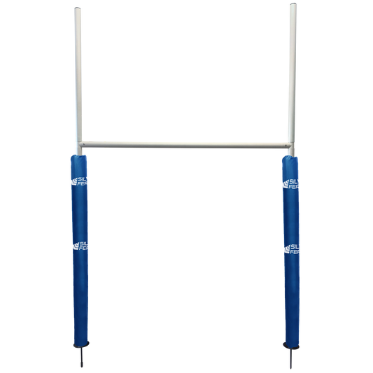 Junior Goal Post (x1) with Pads, Colour: Royal Blue