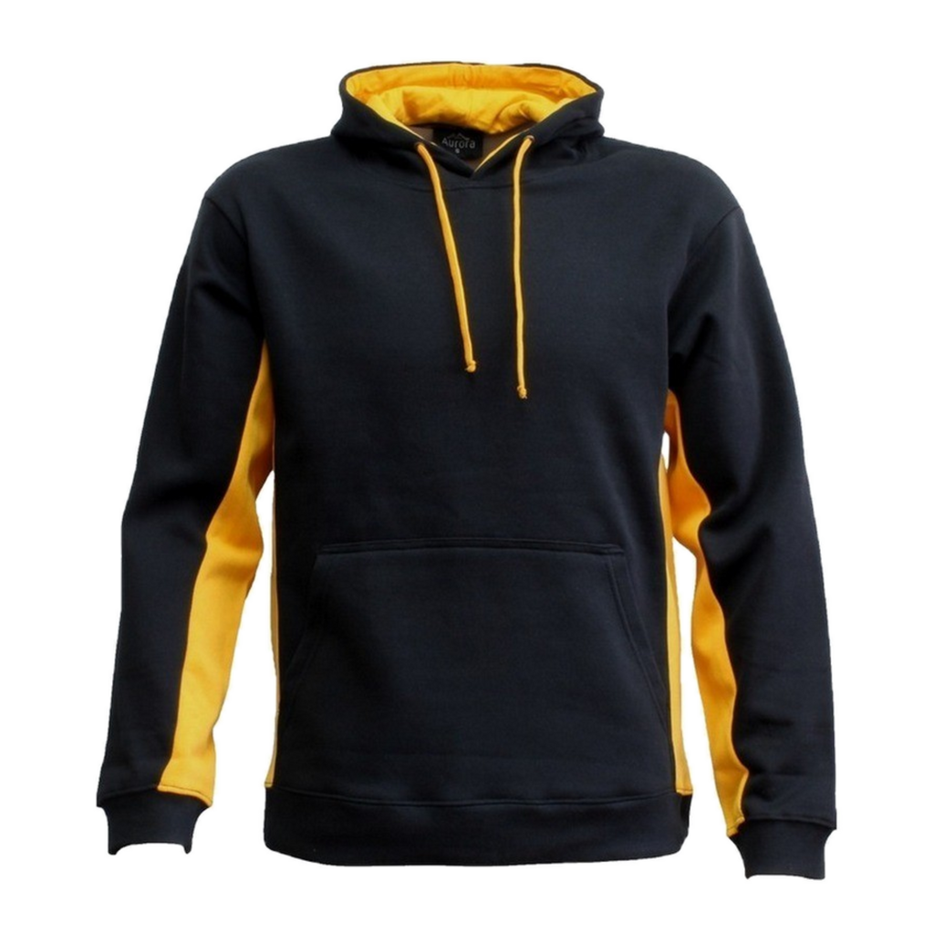 Kids Matchpace Hoodie, Colour: Black/Gold