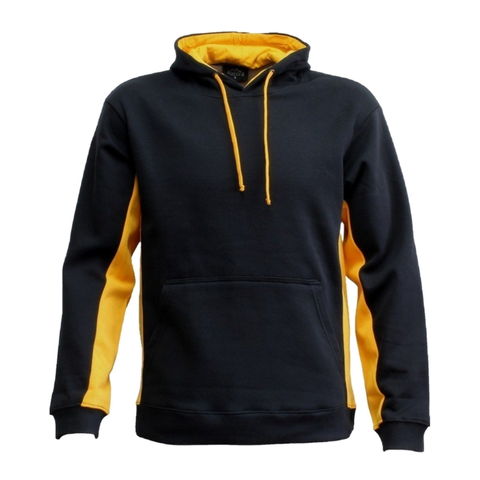 Adults Matchpace Hoodie, Colour: Black/Gold