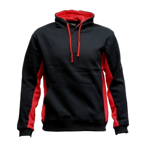 Kids Matchpace Hoodie, Colour: Black/Red