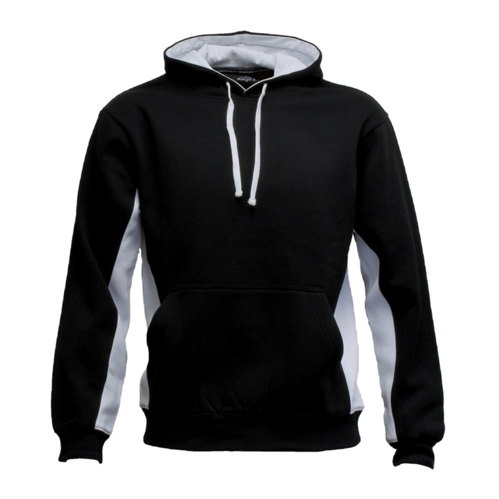 Adults Matchpace Hoodie, Colour: Black/White