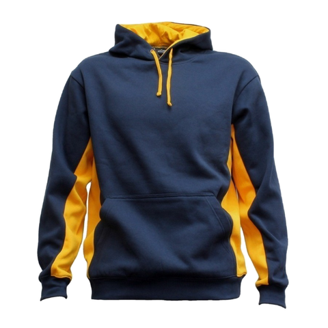Adults Matchpace Hoodie, Colour: Navy/Gold