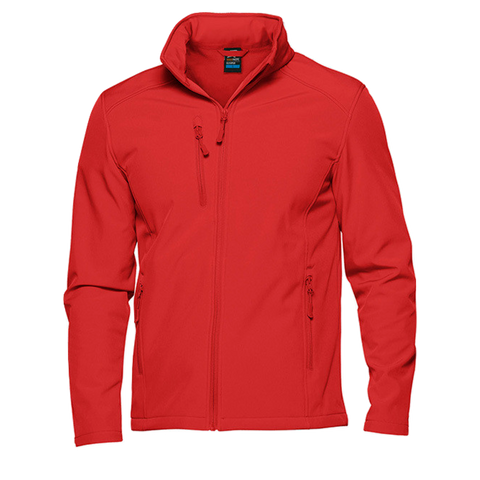 Image of Mens Olympus Softshell Jacket, Colour: Red