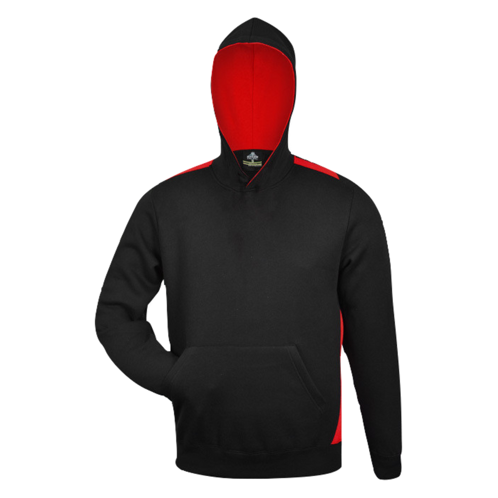 Kids Paterson Hoodie, Colour: Black/Red