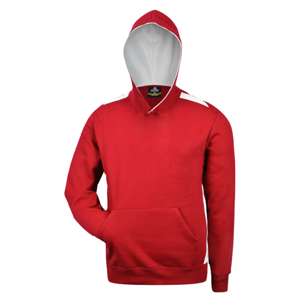 Kids Paterson Hoodie, Colour: Red/White