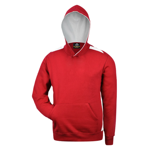 Image of Kids Paterson Hoodie, Colour: Red/White