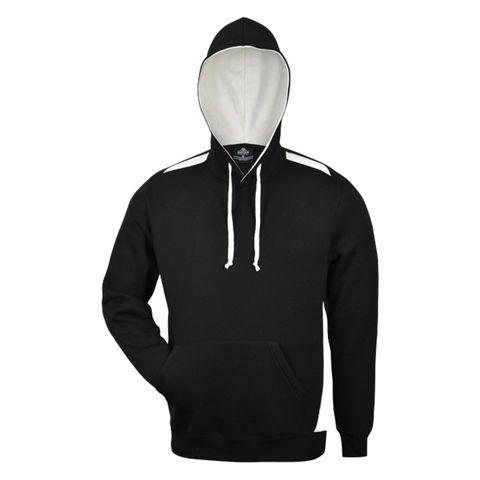 Image of Mens Paterson Hoodie, Colour: Black/White