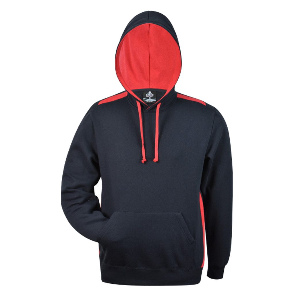 Mens Paterson Hoodie, Colour: Navy/Red