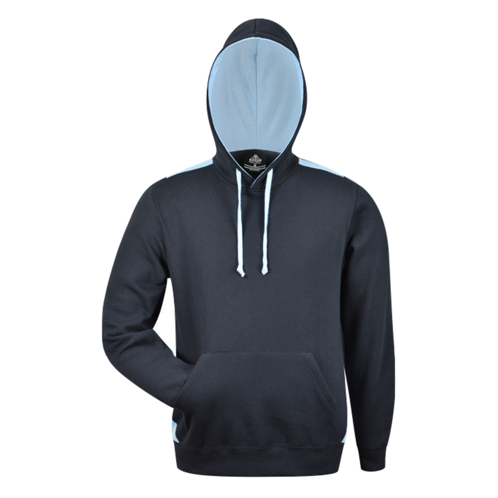 Mens Paterson Hoodie, Colour: Navy/Sky