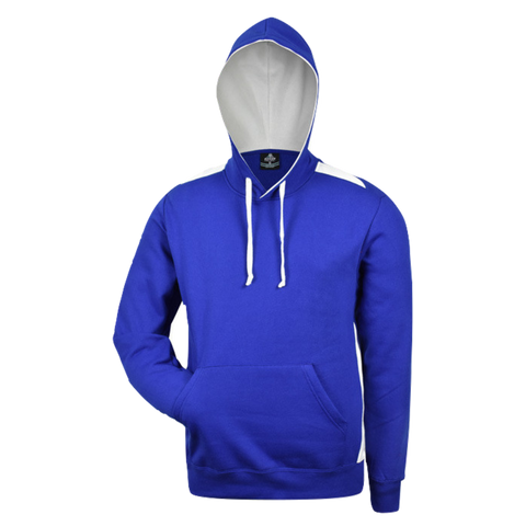 Image of Mens Paterson Hoodie, Colour: Royal/White
