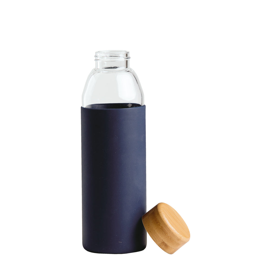 Orbit Glass Bottle, Colour: Navy