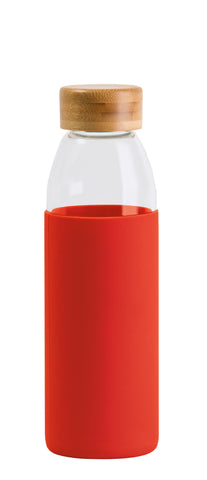Image of Orbit Glass Bottle, Colour: Red