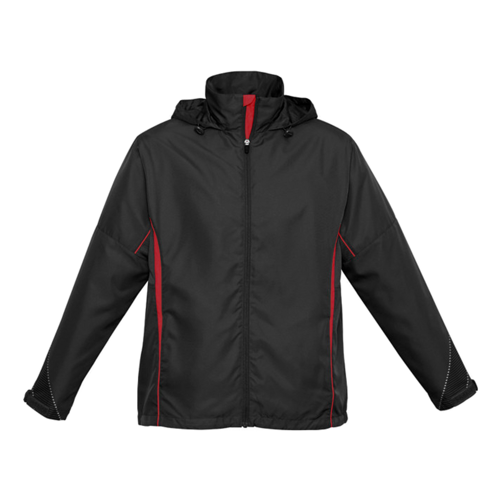Adults Razor Jacket, Colour: Black/Red