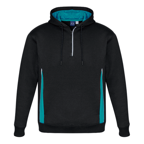 Image of Adults Renegade Hoodie, Colour: Black/Teal/Silver