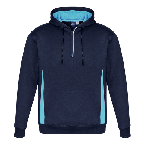 Adults Renegade Hoodie, Colour: Navy/Sky/Silver