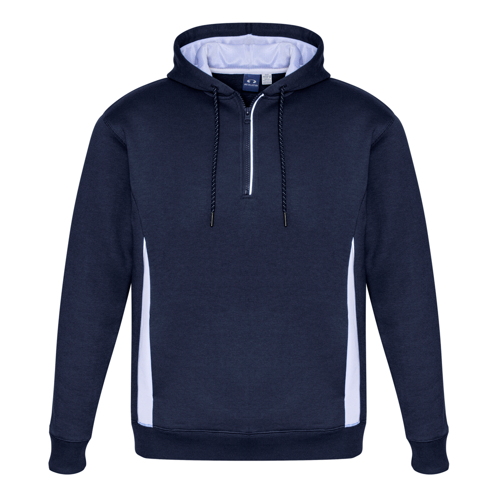 Adults Renegade Hoodie, Colour: Navy/White/Silver