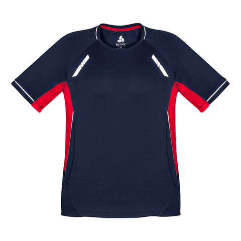 Image of Kids Renegade Tee, Colour: Navy/Red/Silver