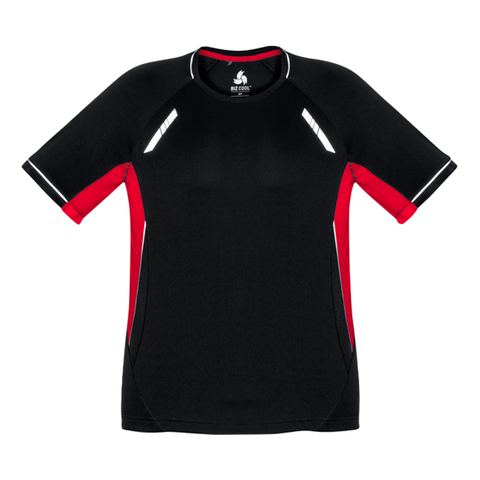 Image of Mens Renegade Tee, Colour: Black/Red/Silver