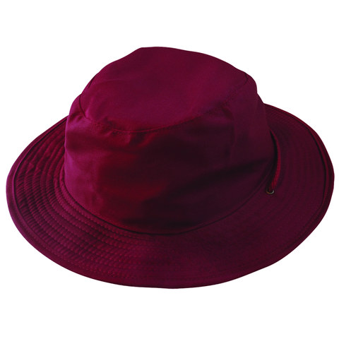 Image of Safari Wide Brim Hat, Size: XL, Colour: Maroon