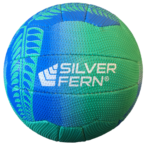 Image of Silver Fern Falcon Netball, Colour: Green with Blue