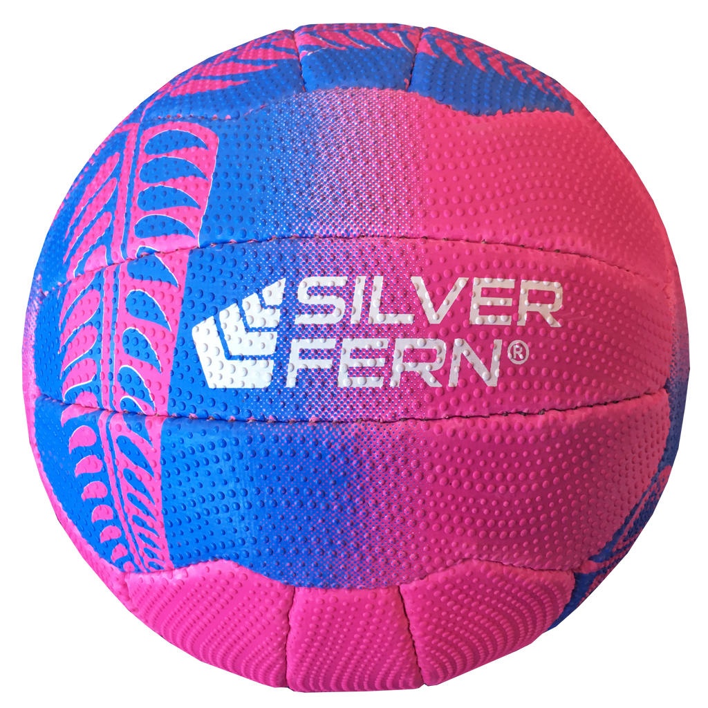 Silver Fern Falcon Netball, Colour: Pink with Blue