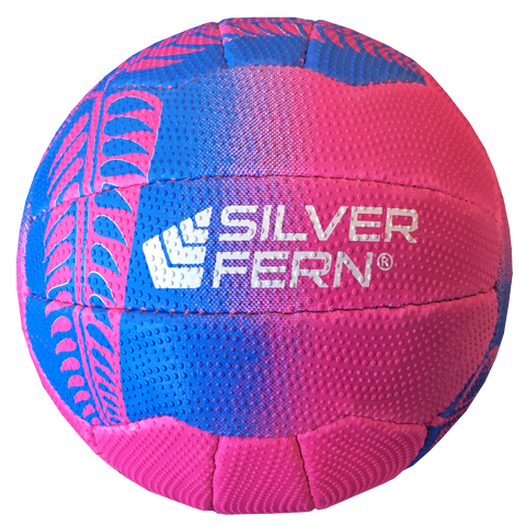 Image of Silver Fern Falcon Netball, Colour: Pink with Blue