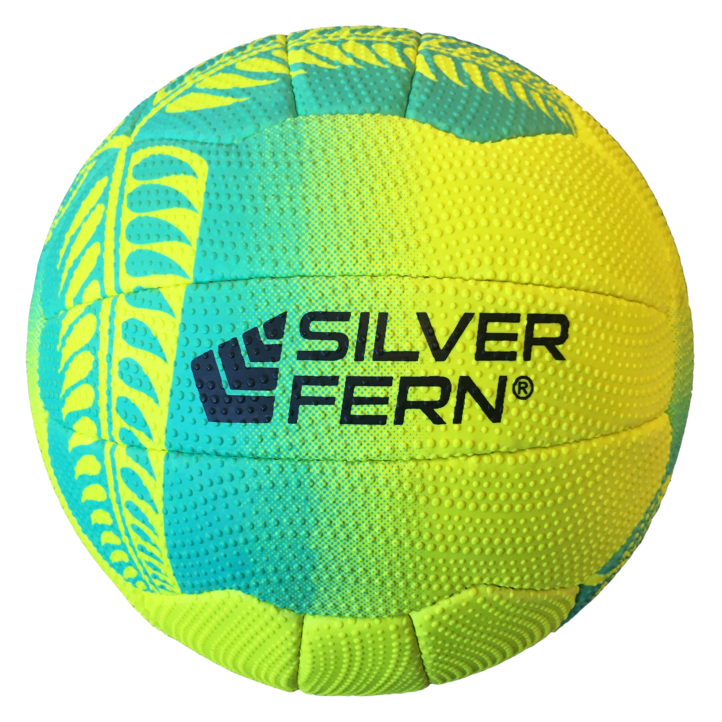 Silver Fern Falcon Netball, Colour: Yellow with Turquoise
