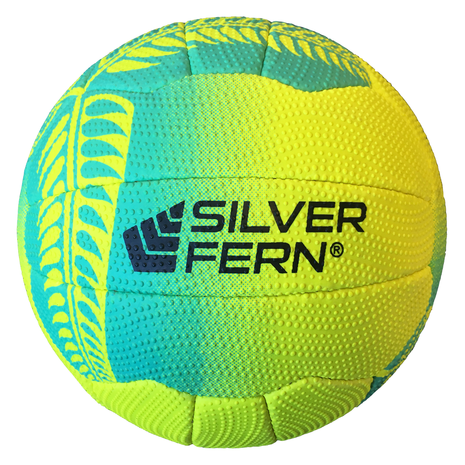 Silver Fern Falcon Netball, Colour: Yellow with Turquoise