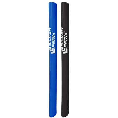 Silver Fern Goal Post Pads - Set of 2, Height: 3m (3m High x 300mm Circ x 25mm), Colour: Black