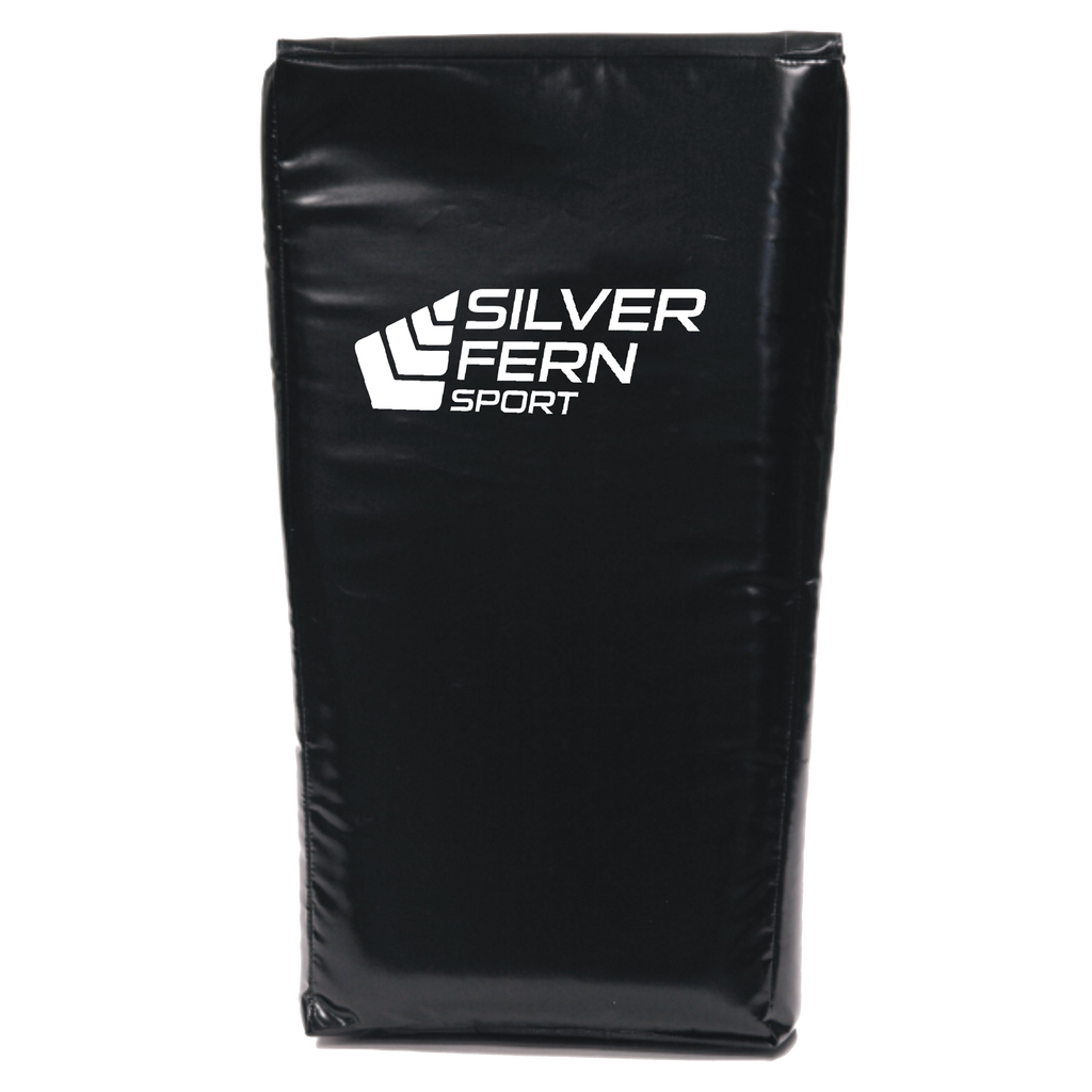 Silver Fern Hit Shield - Standard Flat, Size: Junior, Colour: Black