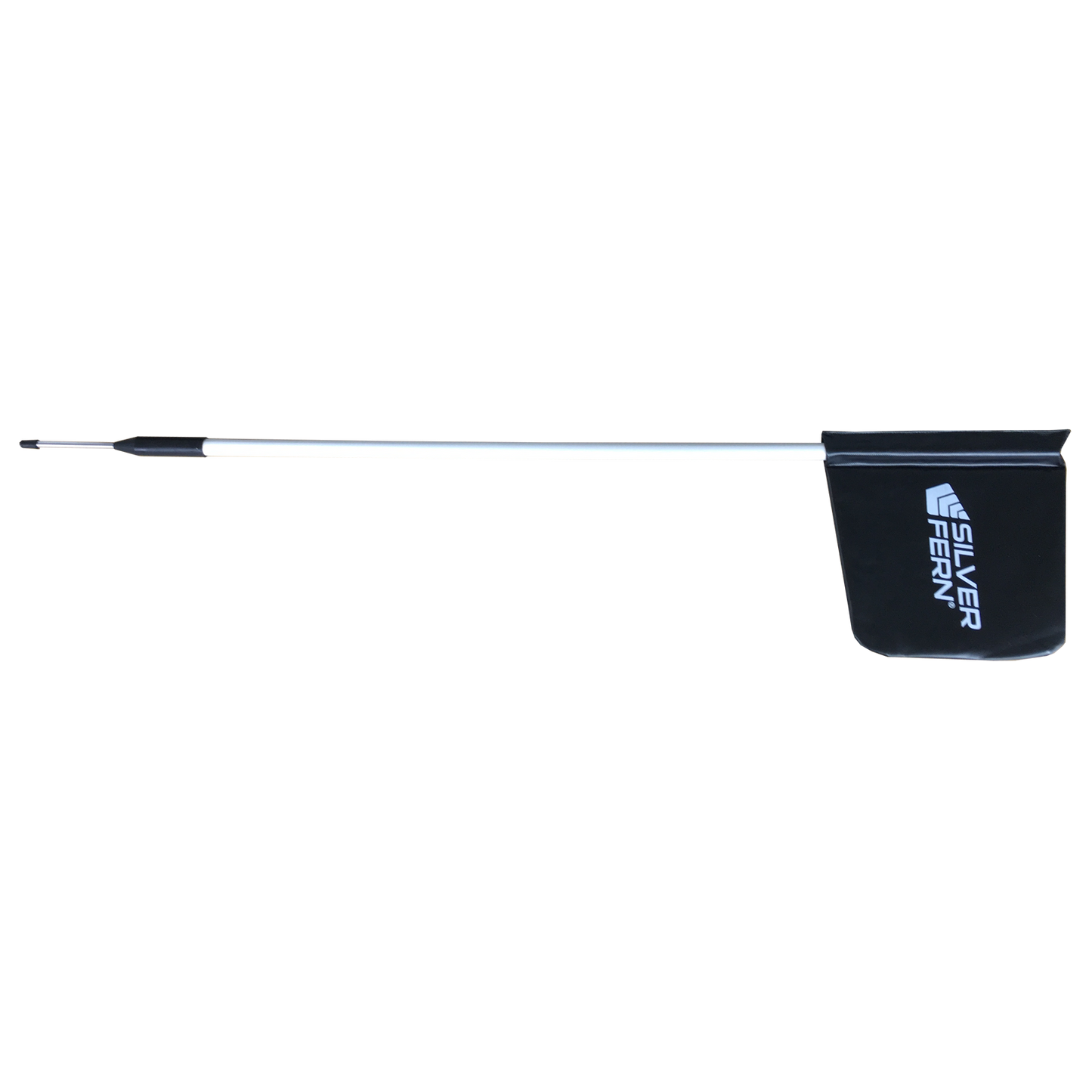 Silver Fern Pole - Spike - Padded Flag, Package: Single, Colour: Black