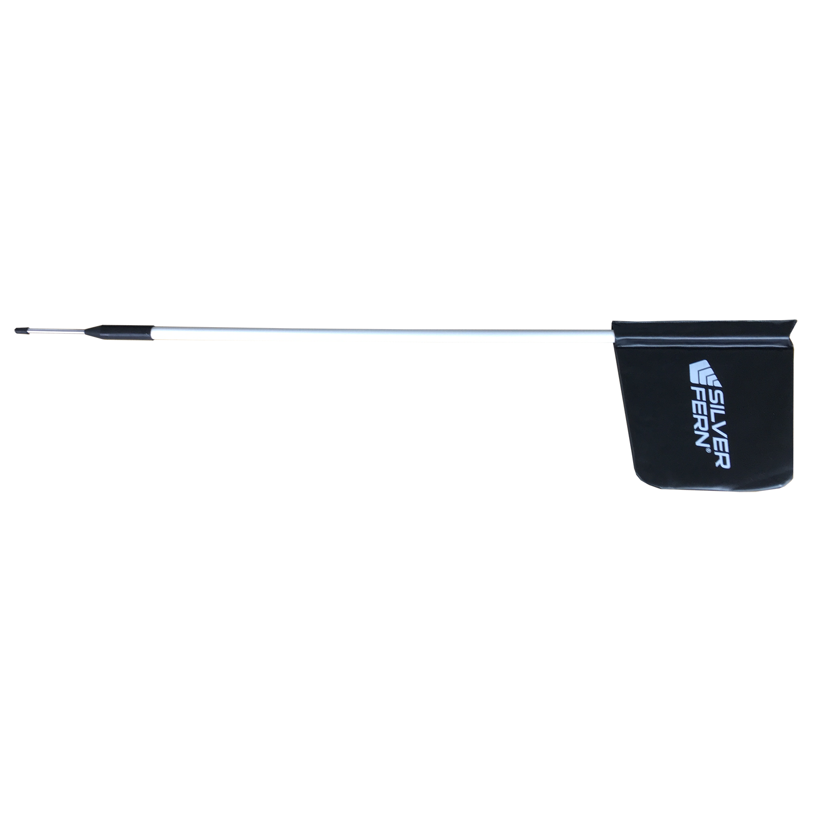 Silver Fern Pole - Spike - Padded Flag, Package: Single, Colour: Black